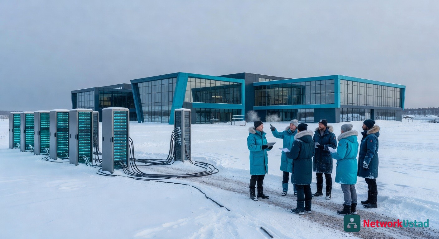 Tiktok Data Center Construction Site In Finland