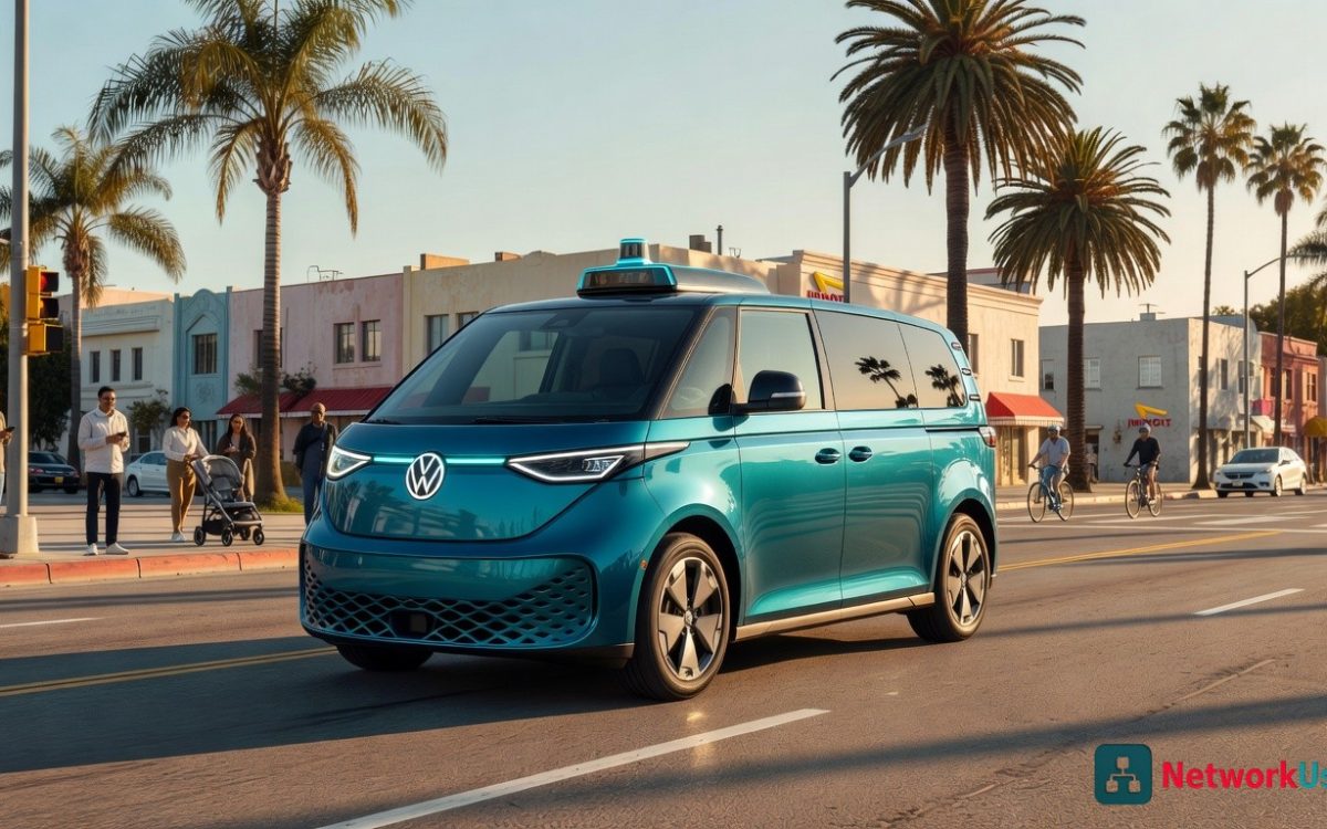 Vw Tests Self-Driving Id.buzz In La For Uber Launch 1 Vw Tests Self-Driving Id.buzz In La For Uber Launch