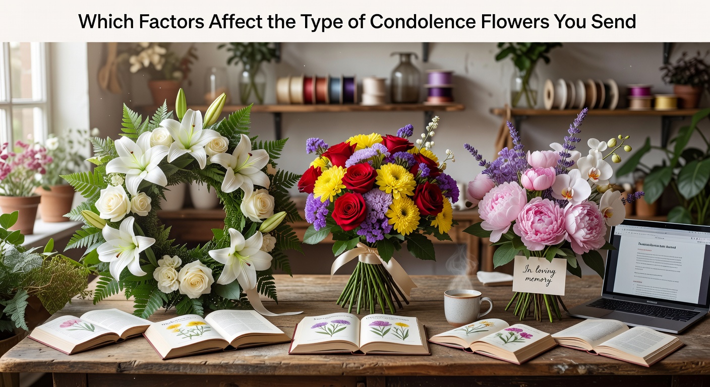 condolence flowers - Which Factors Affect the Type of Condolence Flowers You Send