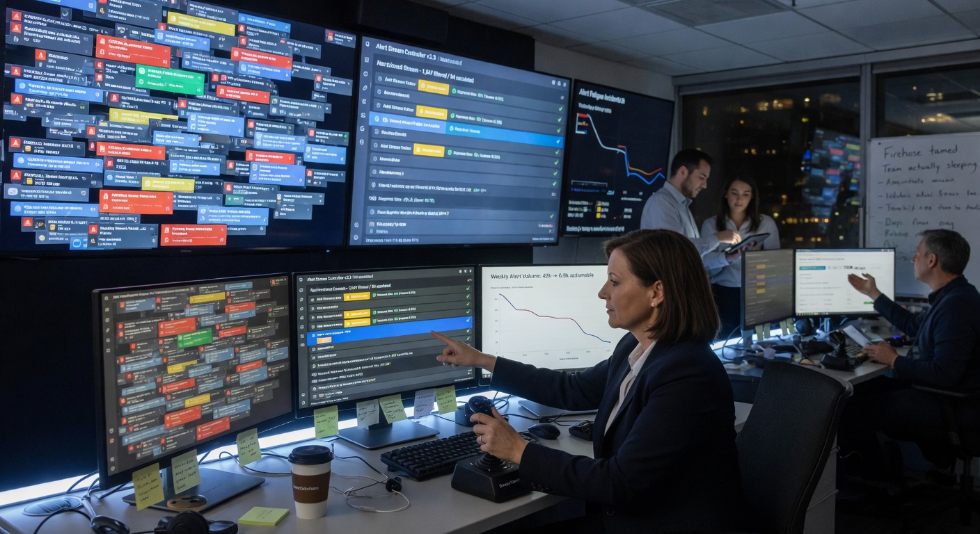 Alert Stream Controller Manages Digital Notification Overload 1 Digital Alert Overload Dashboard Showing Data Streams Being Managed By Alert Stream Controller