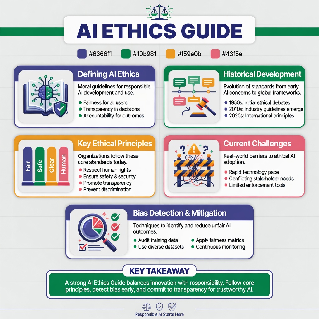 Defining Ai Ethics And Its Core Principles 2 Ai Ethics Guide Infographic