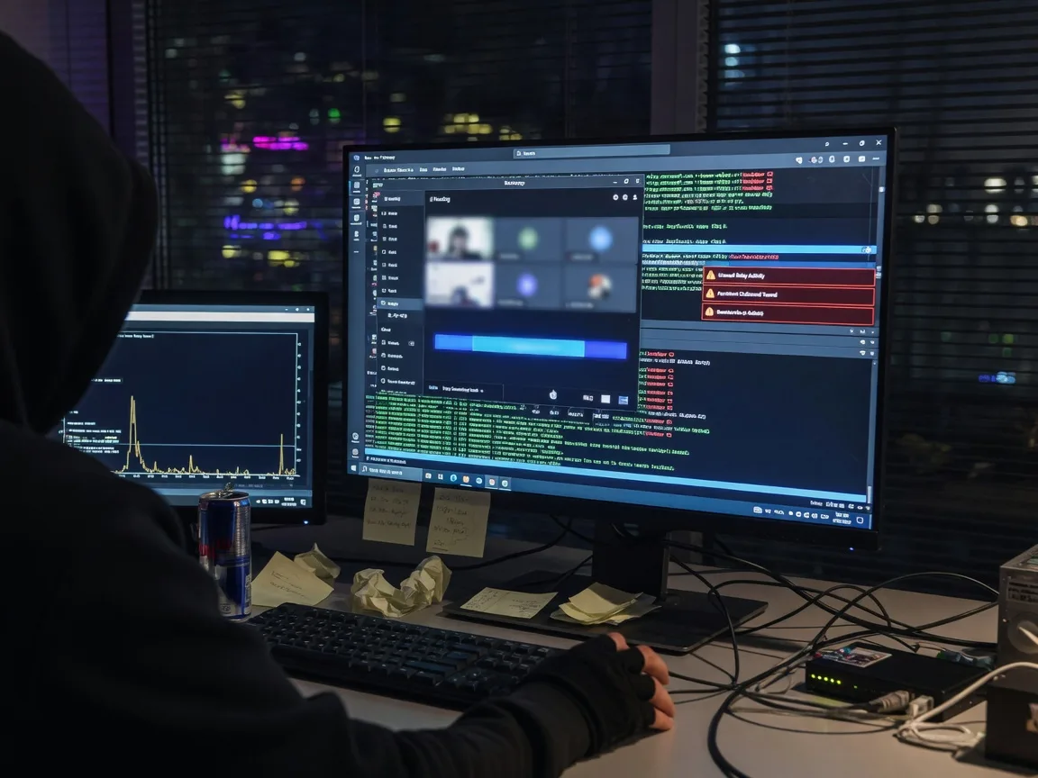 Illustration Of Dragonforce Hackers Exploiting Microsoft Teams Relays To Hide Their Malicious Activities