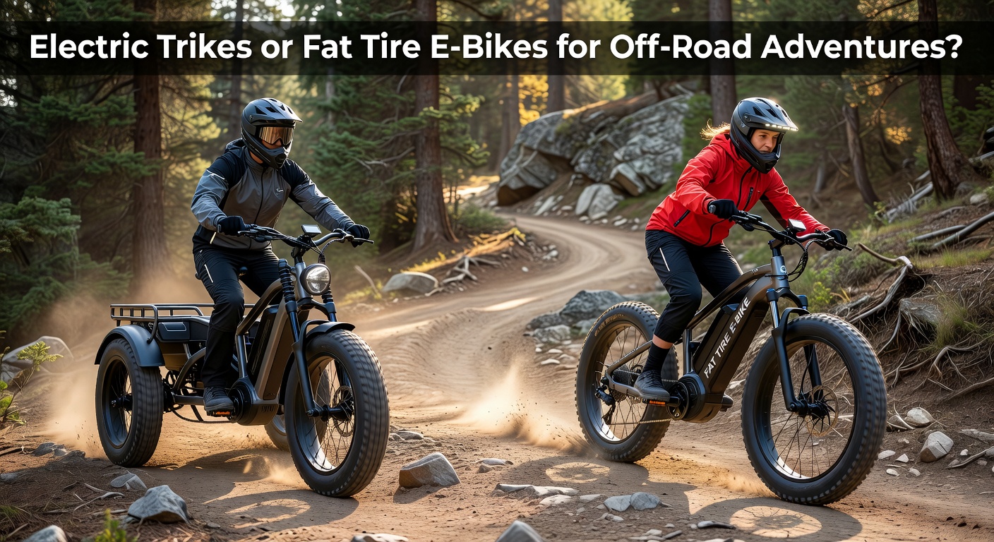 Electric Trikes vs Fat Tire E-Bikes - Electric Trikes or Fat Tire E-Bikes for Off-Road Adventures?