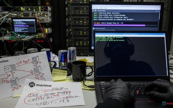 Digital Illustration Showing A Hacker Using Ai Technology To Exploit Computer Systems