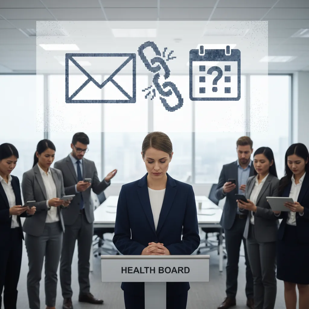 Health Board Apologizes For Misleading Vacation Day Phishing Test 1 Health Board Employees Reviewing Cybersecurity Policies