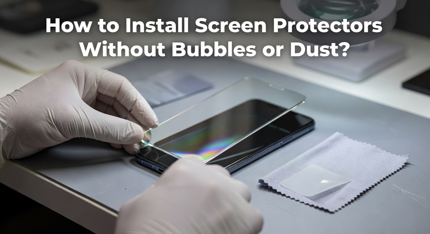 install screen protector - How to Install Screen Protectors Without Bubbles or Dust?