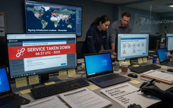 Microsoft Takes Down - Microsoft Takes Down Malware-Signing Service Behind Ransomware Attacks