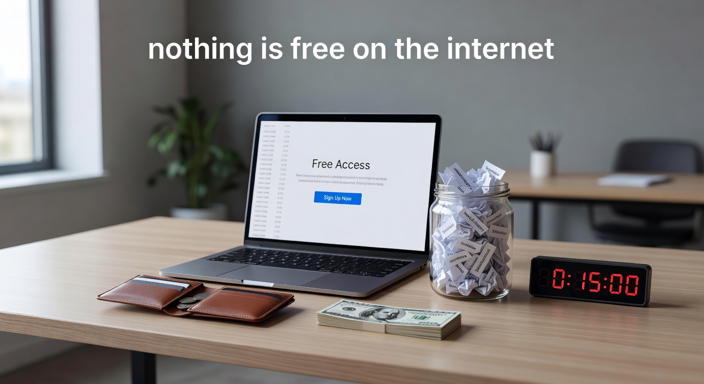 nothing free internet - The Hidden Costs Behind "Free" Online Services