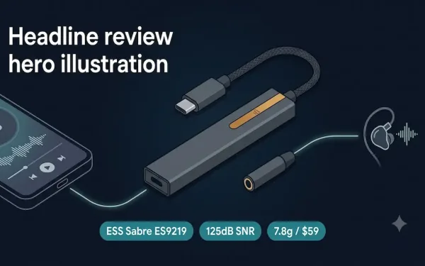 Ifi Go Link 2 Dongle Dac Review — Slim Aluminum Usb-C To 3.5Mm Dongle Connected Between A Smartphone And Iems, With Ess Sabre Es9219 Dac Chip, 125Db Snr, And 7.8G Weight Spec Badges
