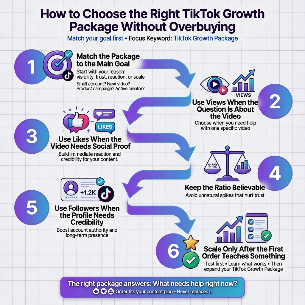 How To Choose The Right Tiktok Growth Package Without Overbuying 2 Tiktok Growth Package Infographic