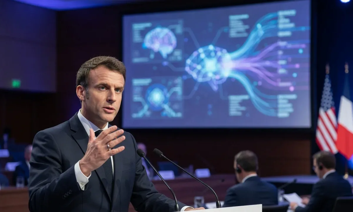 Macron Urges Us To Share Cutting-Edge Ai, Calls For Democracies To Cooperate On Regulation 1 Macron Urges Us To Share Cutting-Edge Ai, Calls For Democracies To Cooperate On Regulation