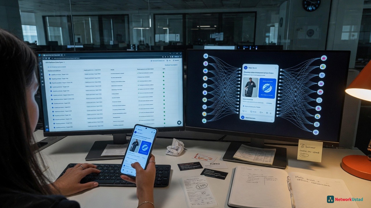 Meta Adds Off-Site Business Data To Feed And Ai Personalization 1 Meta Off-Site Business Data Feed Ai Personalization Concept Showing Data Streams From Stores To Social Media Icons