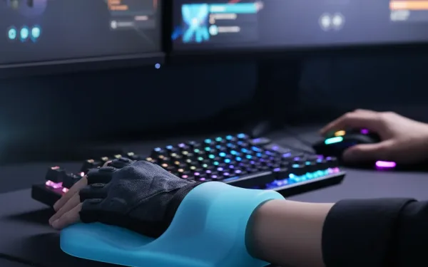 Silicone Wrist Rest For Gamers - Stay Cool And Ergonomic: Silicone Wrist Rest For Gamers