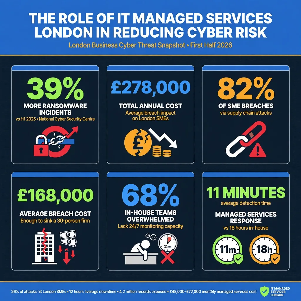 The Role Of It Managed Services London In Reducing Cyber Risk 2 The Role Of It Managed Services London In Reducing Cyber Risk Infographic