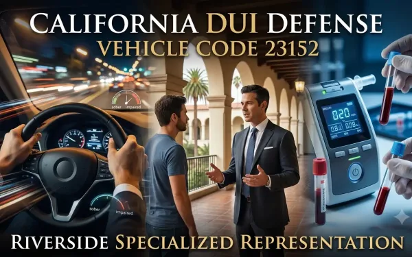 Vehicle Code Section 23152 Defense