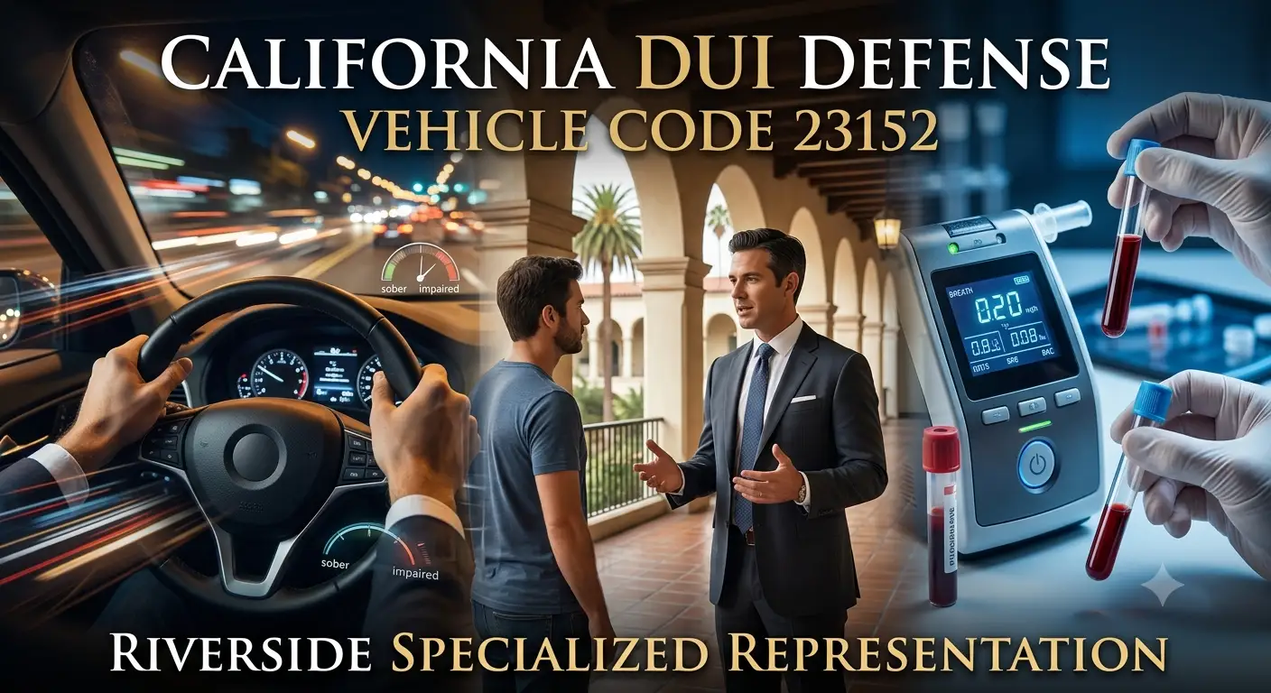 Vehicle Code Section 23152 Defense