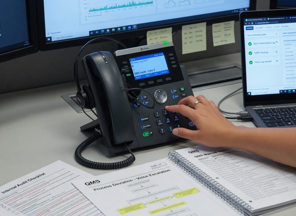 Voip Phone System For Integration With A Quality Management System (Qms) 1 Voip Qms Integration - Voip Phone System For Integration With A Quality Management System (Qms)
