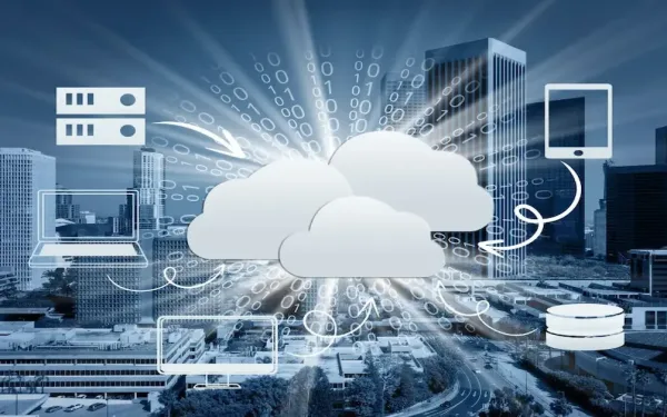 Aws India Infographic Showing Cloud Adoption Across Bfsi, Manufacturing, Retail, Healthcare, And Saas Sectors With Orange‑Blue Tech Visuals And Networkustad Branding.