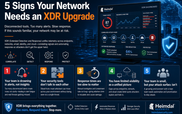 5 Signs Your Network Needs An Xdr Upgrade, Including Alert Fatigue, Disconnected Security Tools, Slow Incident Response, Limited Visibility, And Growing Attack Surfaces.