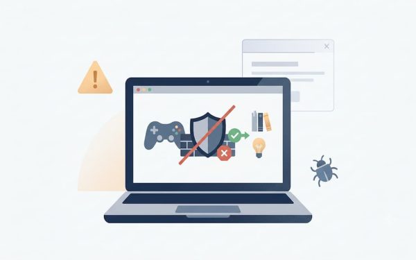 Illustration Explaining Classroom 6X Unblocked Games, School Network Filters, And The Related Malware And Security Risks.