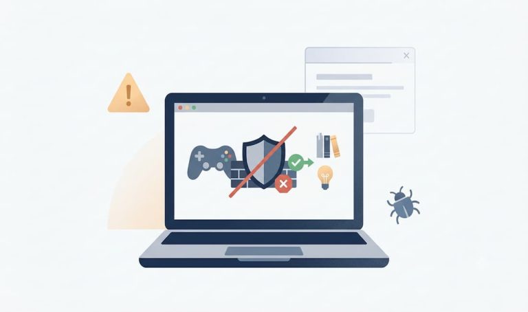 Illustration Explaining Classroom 6X Unblocked Games, School Network Filters, And The Related Malware And Security Risks.