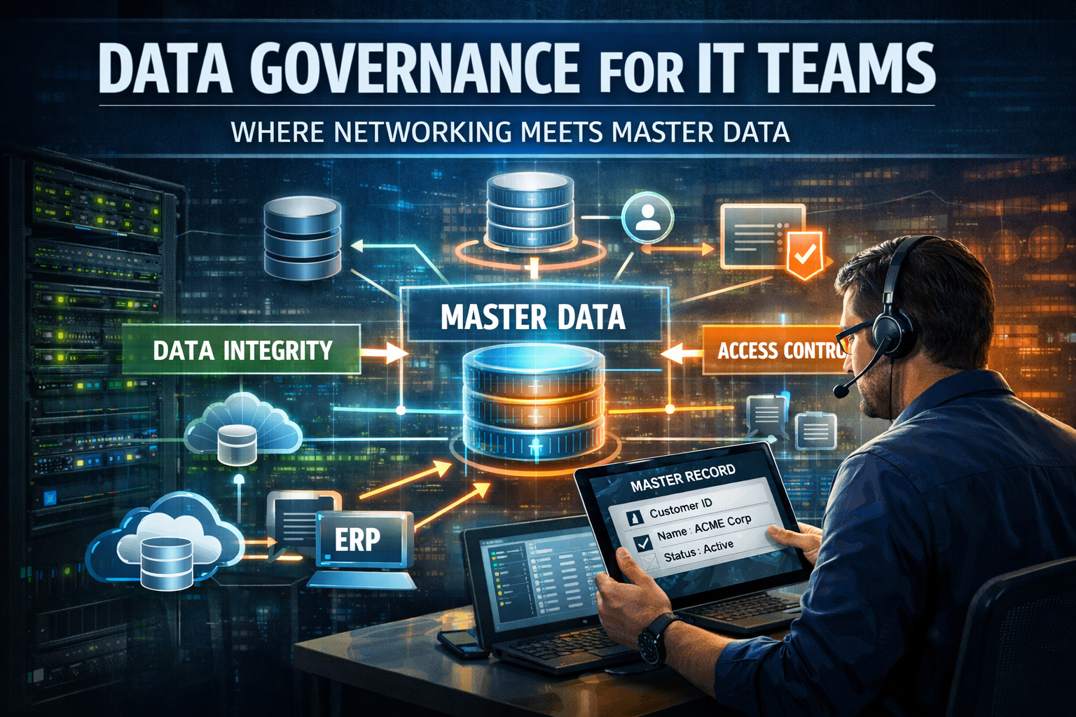 Data Governance For It Teams: Where Networking Meets Master Data 1 Data Governance For It Teams
