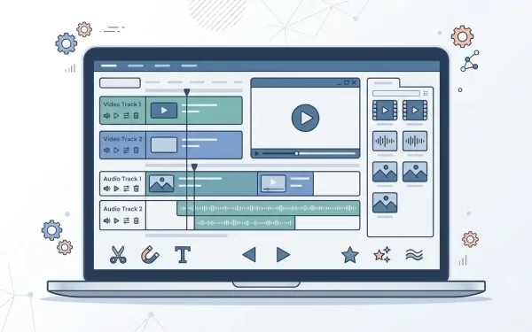 Tuneskit Acemovi V5 Video Editor Interface On A Laptop Screen