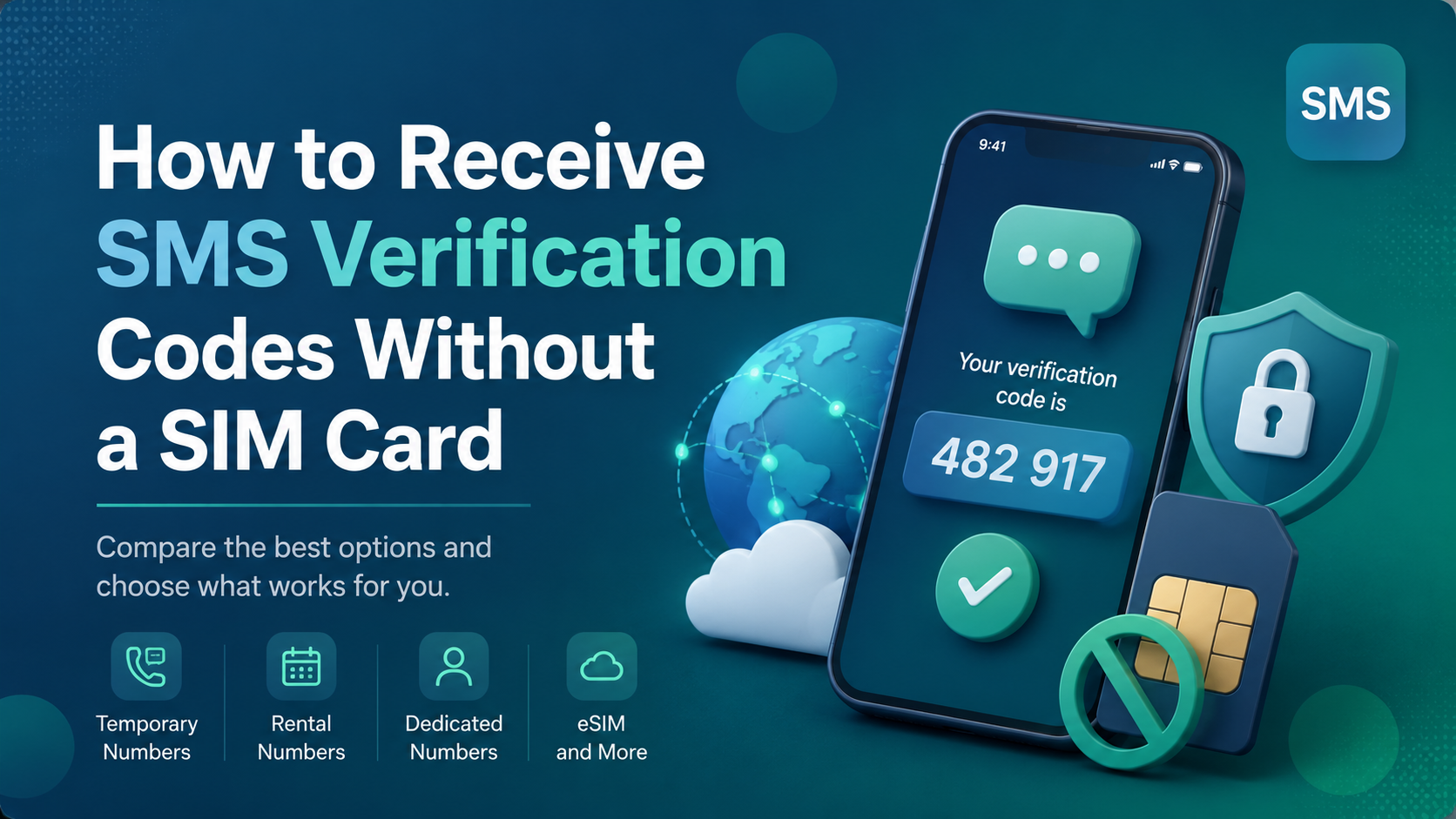 How To Receive Sms Verification Codes Without A Sim Card 1 Temporary Phone Numbers