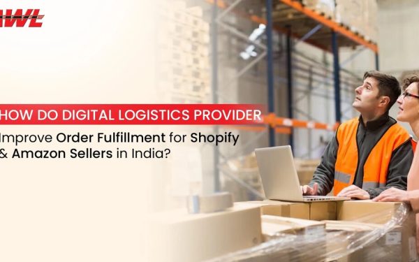 Modern Digital Logistics Warehouse In India Managing Shopify And Amazon Order Fulfillment With Real-Time Tracking Technology