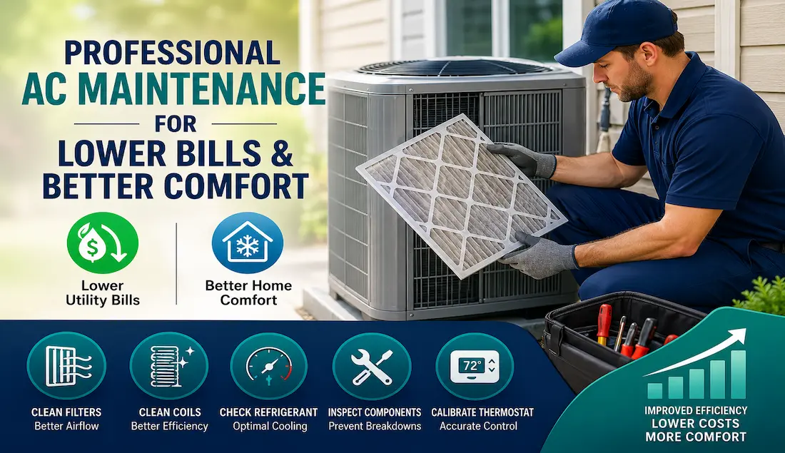 The Connection Between Professional Ac Maintenance And Lower Utility Bills 1 Connection Between Professional Ac Maintenance And Lower Utility Bills