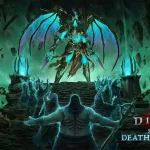 Promotional Key Art For Diablo 4 Season 14, Titled &Quot;Season Of Death Awakening&Quot;, Featuring The Game'S Dark Fantasy Aesthetic.