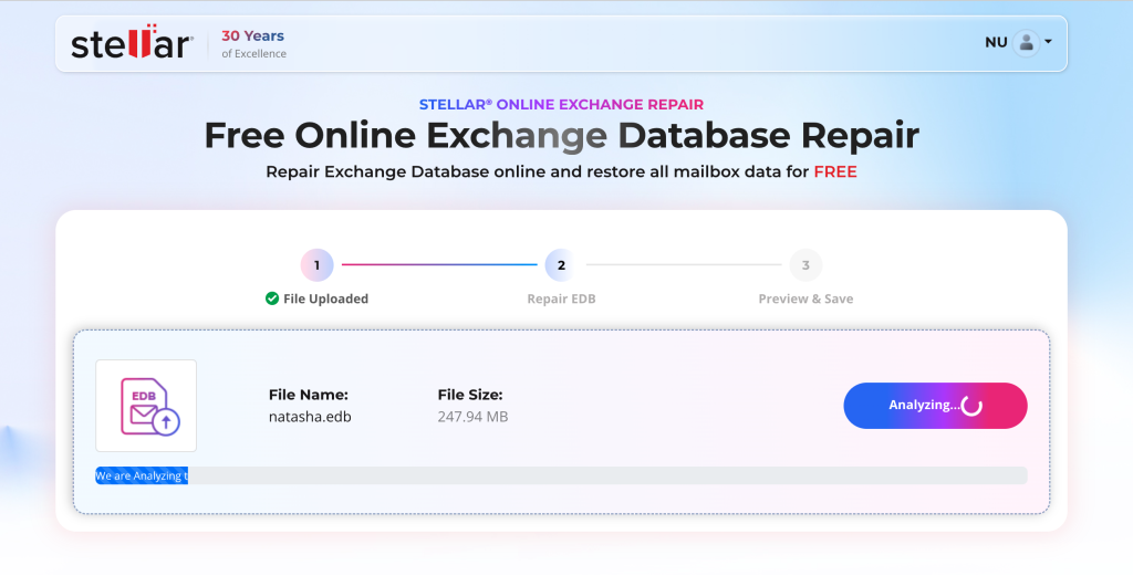 Stellar Online Exchange Repair: What The Browser-Based Edb Tool Actually Offers 4 Analysing And Repairing Corrupt File