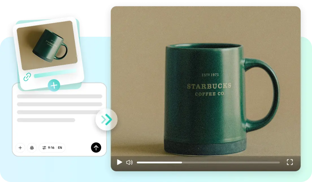Create Product Review Videos Effortlessly With An Ai Video Generator 3 Product Video Generation Interface Showing A Woman Presenting Blue Boots, With A Product-Link Field And Generate Button.