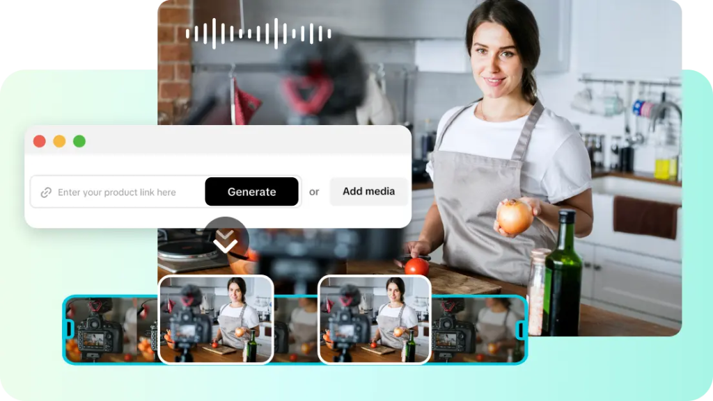 Create Product Review Videos Effortlessly With An Ai Video Generator 2 Ai Product Video Interface Displaying A Starbucks Mug And A Product Image Upload Card With Video Controls.