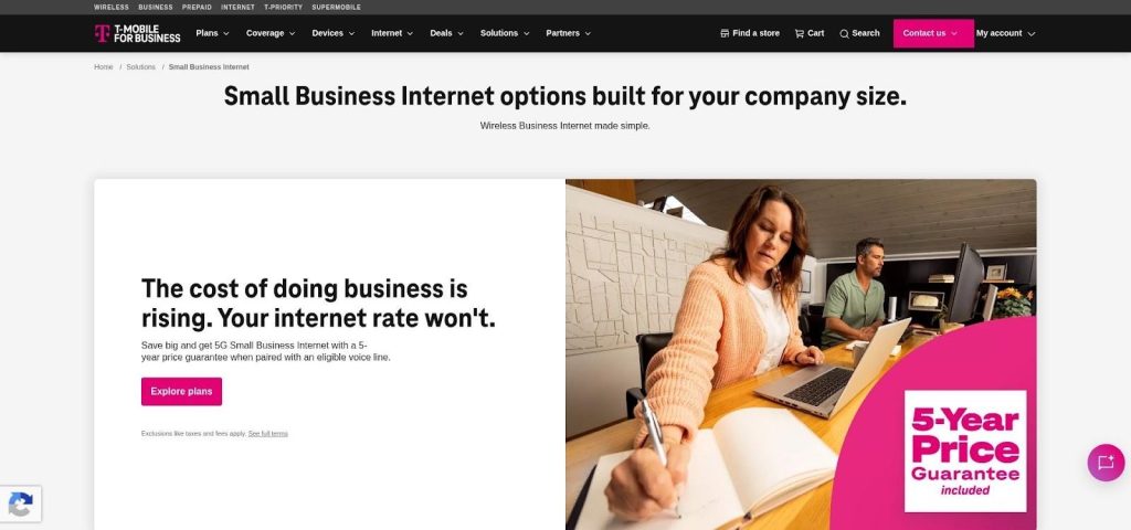 5 Best And Cheapest Business Internet Providers In Huntsville Alabama 4 T-Mobile 5G Internet