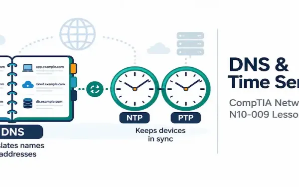 Illustration Of An Open Address Book Connected To Two Synchronized Clock Faces