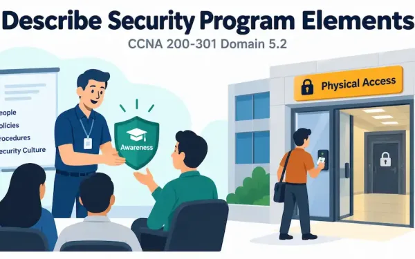 Llustration Split Between User Security Awareness Training And Layered Physical Access Control