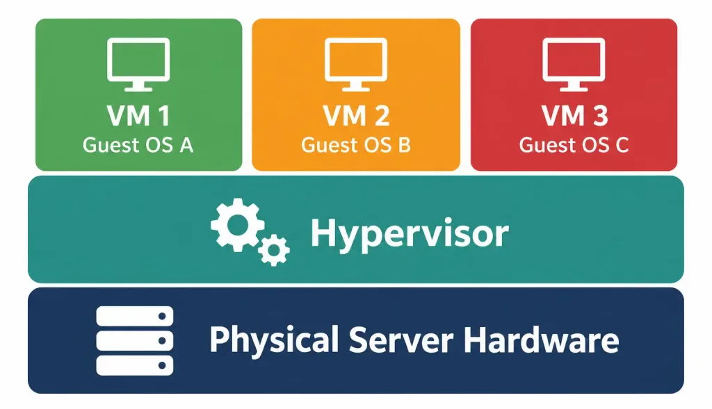 Virtualization Fundamentals: Virtual Machines Vs Containers 3 Comparison Of Type 1 Bare-Metal And Type 2 Hosted Hypervisors, Showing Their Architecture, Examples, And Typical Use Cases