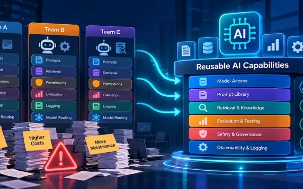 Reusable Ai Capabilities Transforming Duplicated Enterprise Ai Pilots Into A Scalable Shared Ai Platform