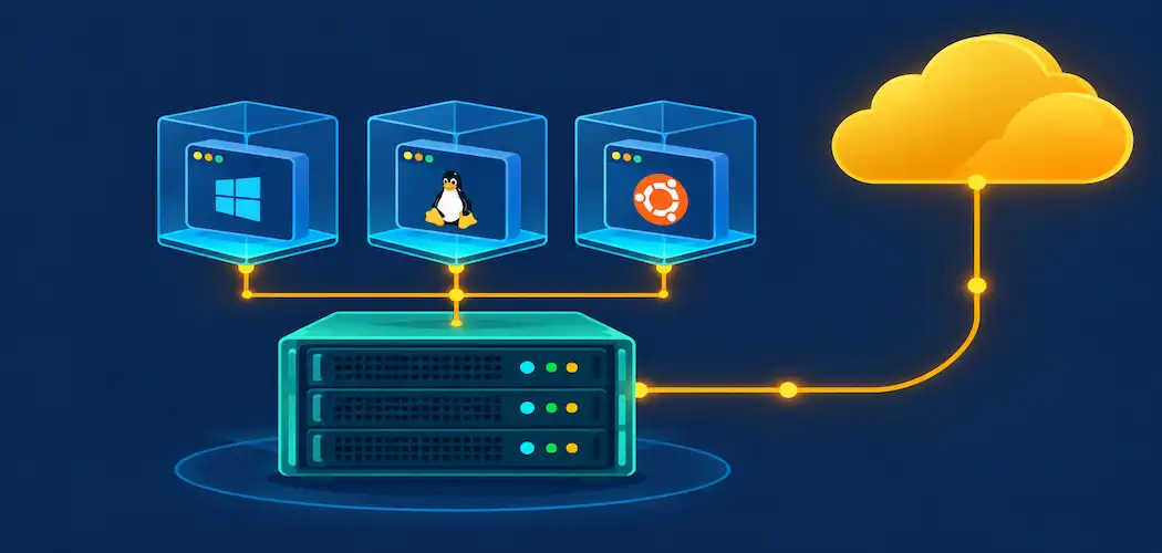 Lesson 2.6: Virtualization And Cloud Technologies 1 Illustration Of A Physical Server Running Multiple Virtual Machines Connected To A Cloud Icon