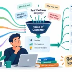 Voice-Of-Customer Research Showing Customer Feedback Transformed Into Insights For Better Digital Marketing