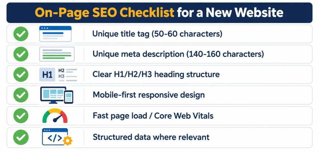 Ordering A Quality Website? Build Seo In From The Start, Not After Launch 2 Checklist Of On-Page Seo Elements To Build Into A New Website From The Start