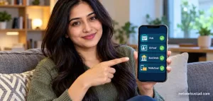 Demat App Download Guide: Get Ready For Your Investing Journey 4 Person Reviewing A Kyc Document Checklist On A Phone Before Opening A Demat Account