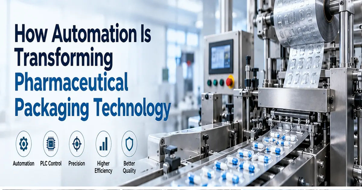 How Automation Is Transforming Pharmaceutical Packaging Technology 1 Automated Pharmaceutical Packaging Machinery And Production Technology