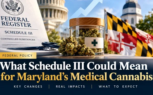 Federal Schedule Iii Cannabis Rescheduling And Maryland Medical Cannabis Policy