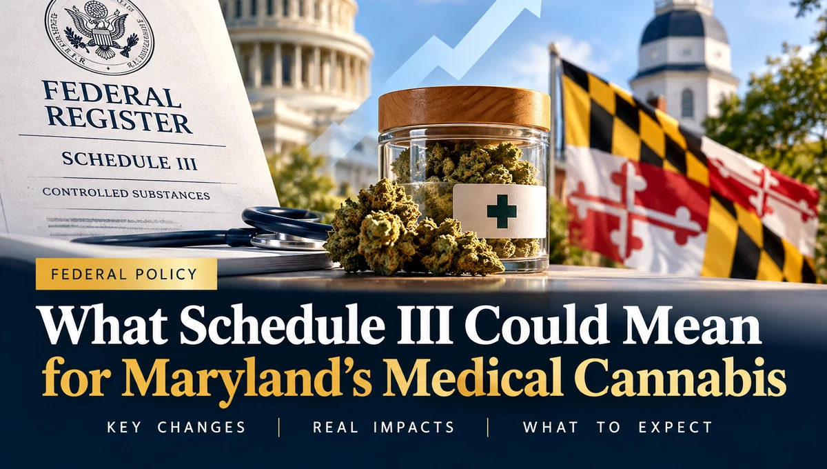 Federal Cannabis Rescheduling: What Would A Change Under Schedule Iii Mean For Maryland Patients And Dispensaries? 1 Federal Schedule Iii Cannabis Rescheduling And Maryland Medical Cannabis Policy